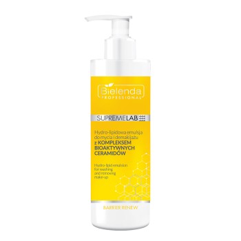 Emulsje do twarzy SUPREMELAB Barrier Renew Hydro - lipidowa emulsja do mycia i demakijażu z KOMPLEKSEM BIOAKTYWNYCH CERAMIDÓW 200 ml