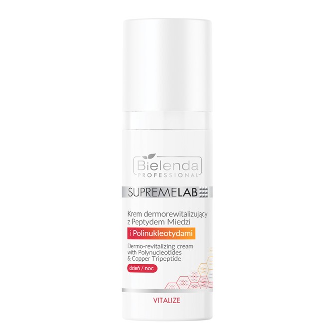Kremy na dzień SUPREMELAB Derm Krem dermorewitalizujący z Peptydem Miedzi i Polinukleotydami 50 ml