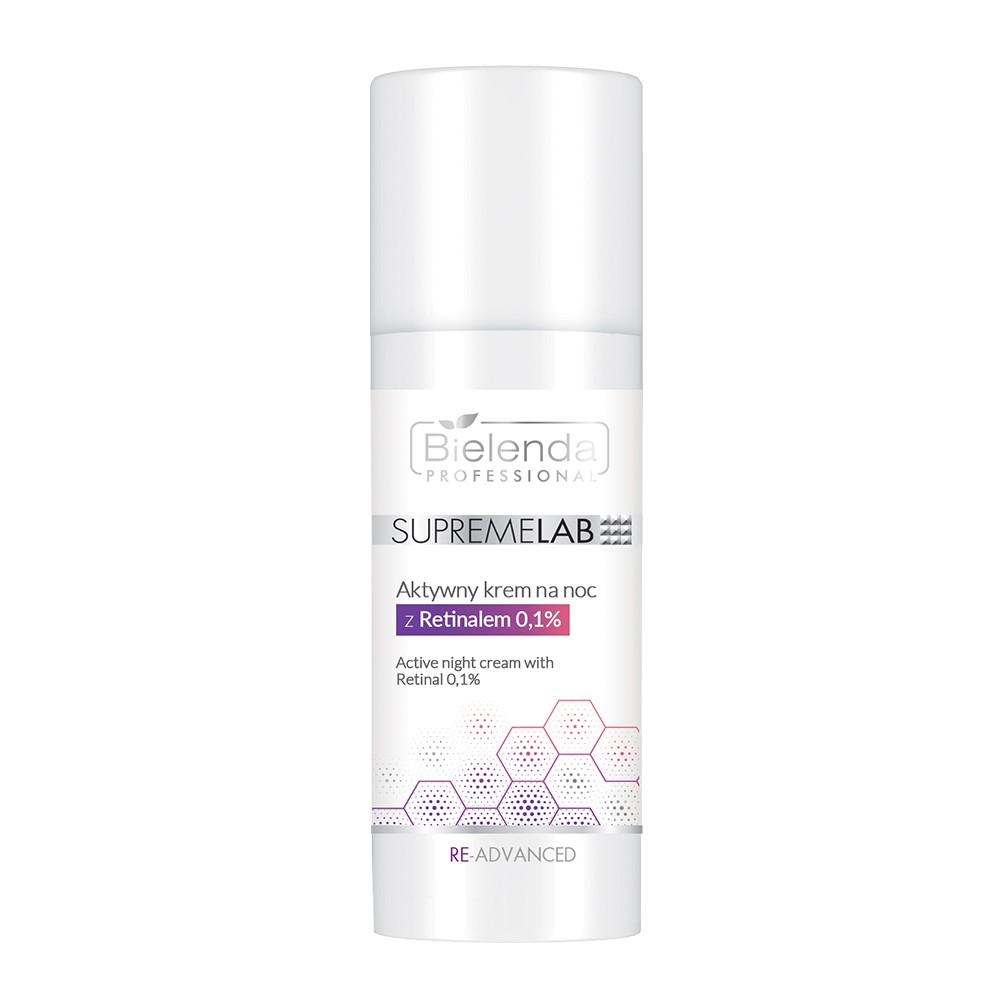 Bielenda SUPREMELAB RE-ADVANCED aktiv Nachtcreme z mit Retinal — Inhaltsstoffe i ocena