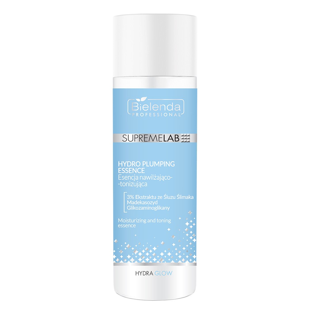 Bielenda SUPREMELAB HYDRA GLOW Hydro Plumping Essence Esencja tonizująco-nawilżająca — Składniki i ocena