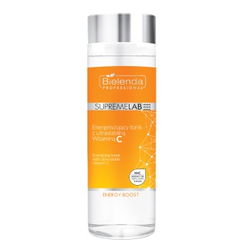 Toniki do twarzy SUPREMELAB Energy Boost Energetyzujący tonik ze stabilną Witaminą C 200 ml