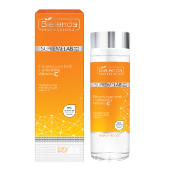 Toniki do twarzy SUPREMELAB Energy Boost Energetyzujący tonik ze stabilną Witaminą C 200 ml