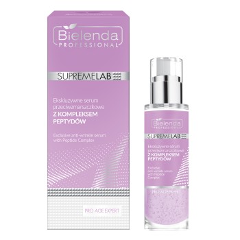 Serum do twarzy SUPREMELAB PRO AGE EXPERT Ekskluzywne serum przeciwzmarszczkowe z kompleksem peptydów 30 ml