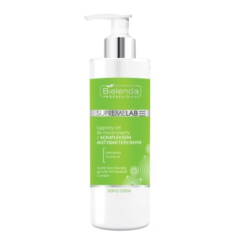 Żele do mycia twarzy SEBIO DERM Łagodny żel do mycia twarzy z Kompleksem Antybakteryjnym 190 ml