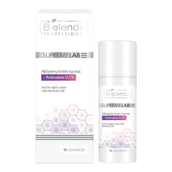 Kremy na noc SUPREMELAB RE-ADVANCED Aktywny krem na noc z Retinalem 50 ml
