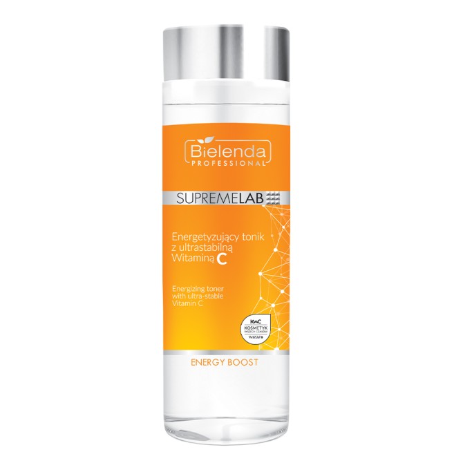 Toniki do twarzy SUPREMELAB Energy Boost Energetyzujący tonik ze stabilną Witaminą C 200 ml