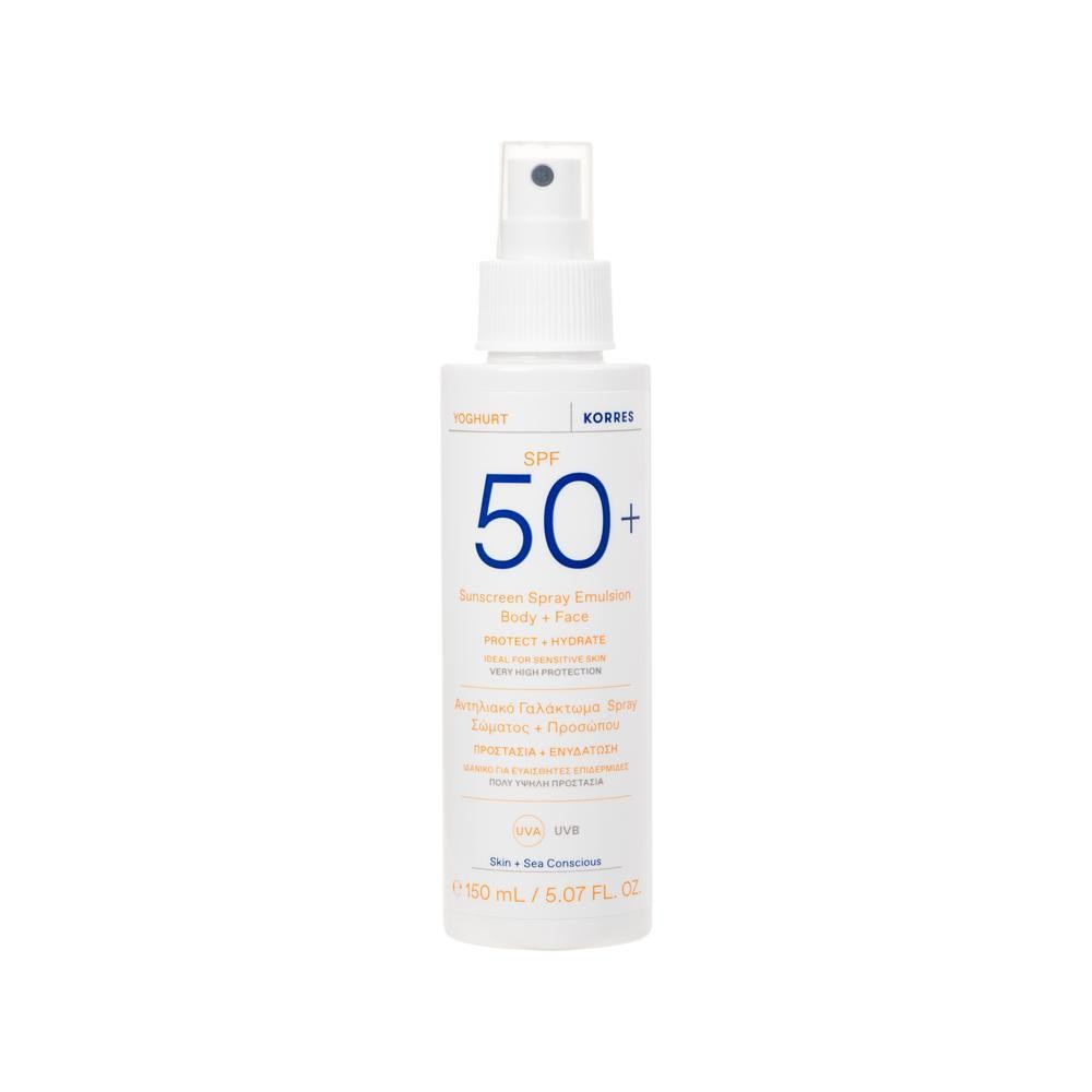 Korres Yoghurt Sunscreen Spray Emulsion Body + Face SPF 50+
