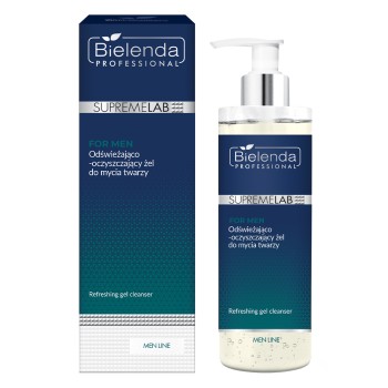 Żele do mycia twarzy SUPREMELAB MEN LINE Odświeżająco-oczyszczający żel do mycia twarzy 200 ml