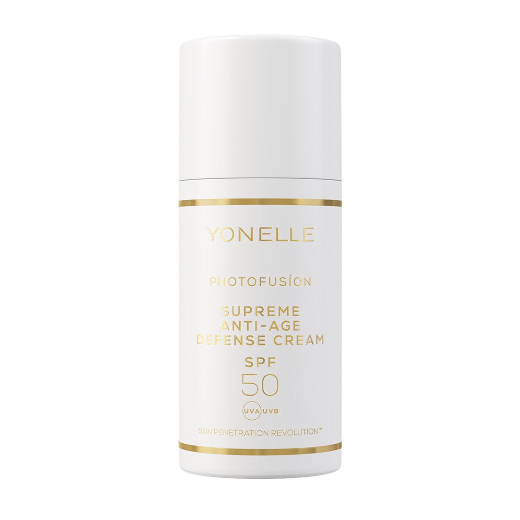 Yonelle PHOTOFUSION Krem Supreme SPF 50 Z Przeciwzmarszczkową Tarczą Ochronną 30 ml — Składniki i ocena