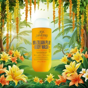 Żele i pianki pod prysznic Brazilian 4 Play Moisturizing Shower Cream-Gel 385 ml