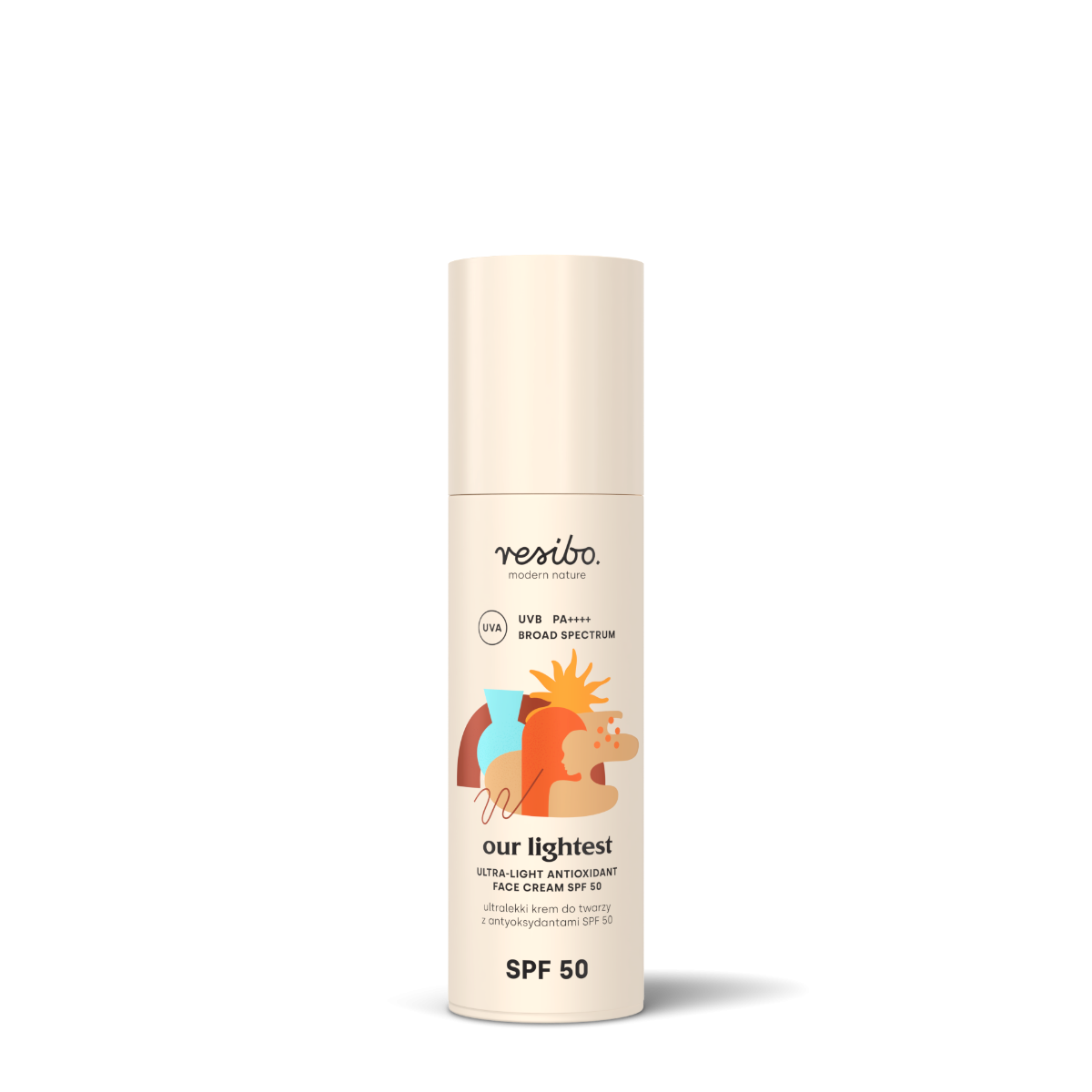 Resibo Our Lightest Ultra-light Antioxidant Face Cream SPF 50 — Inhaltsstoffe i ocena