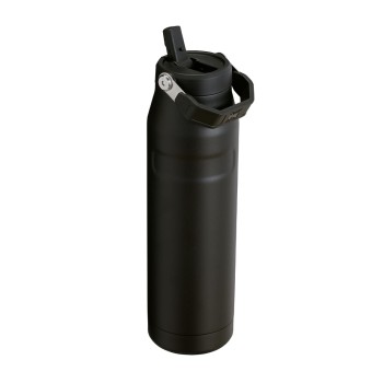 Butelki na wodę IceFlow Flip Straw 2.0 Black 2.0 1060 ml
