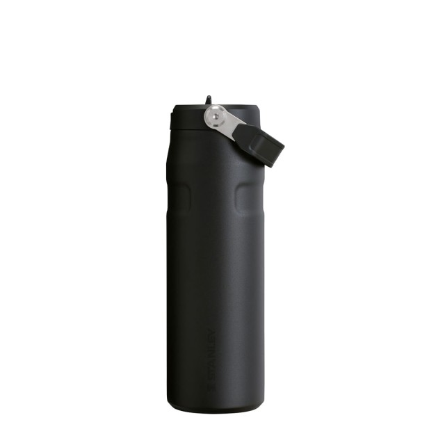 Butelki na wodę IceFlow Flip Straw 2.0 Black 2.0 700 ml
