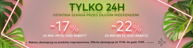 Aelia rabaty na długi weekend