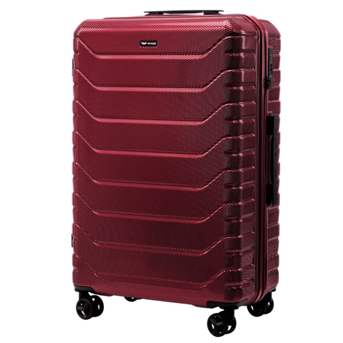 Walizki Crake L Wine Red 96 l