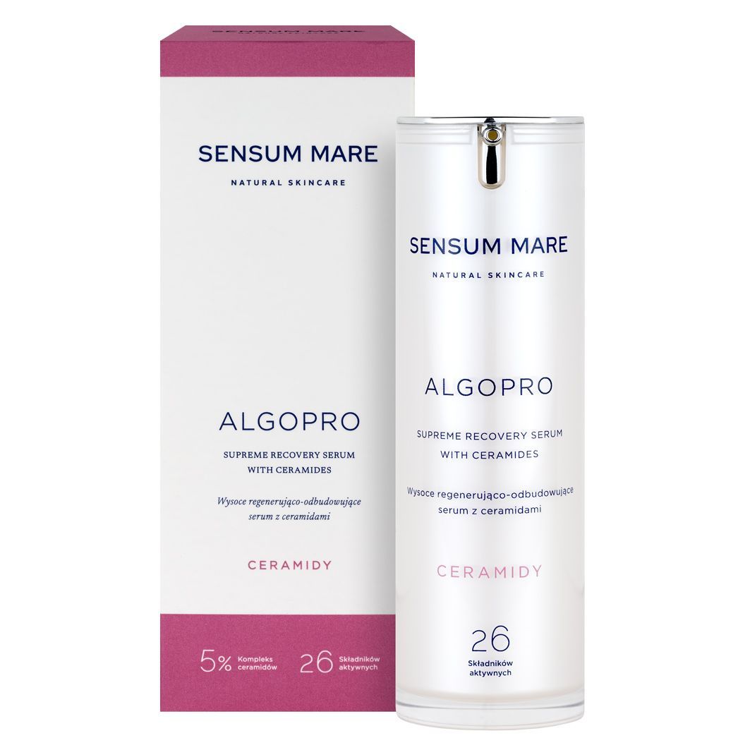 Sensum Mare ALGOPRO Wysoce regenerująco-odbudowujące serum z 5% Kompleksem ceramidów - 26 składników aktywnych — Inhaltsstoffe und Bewertung