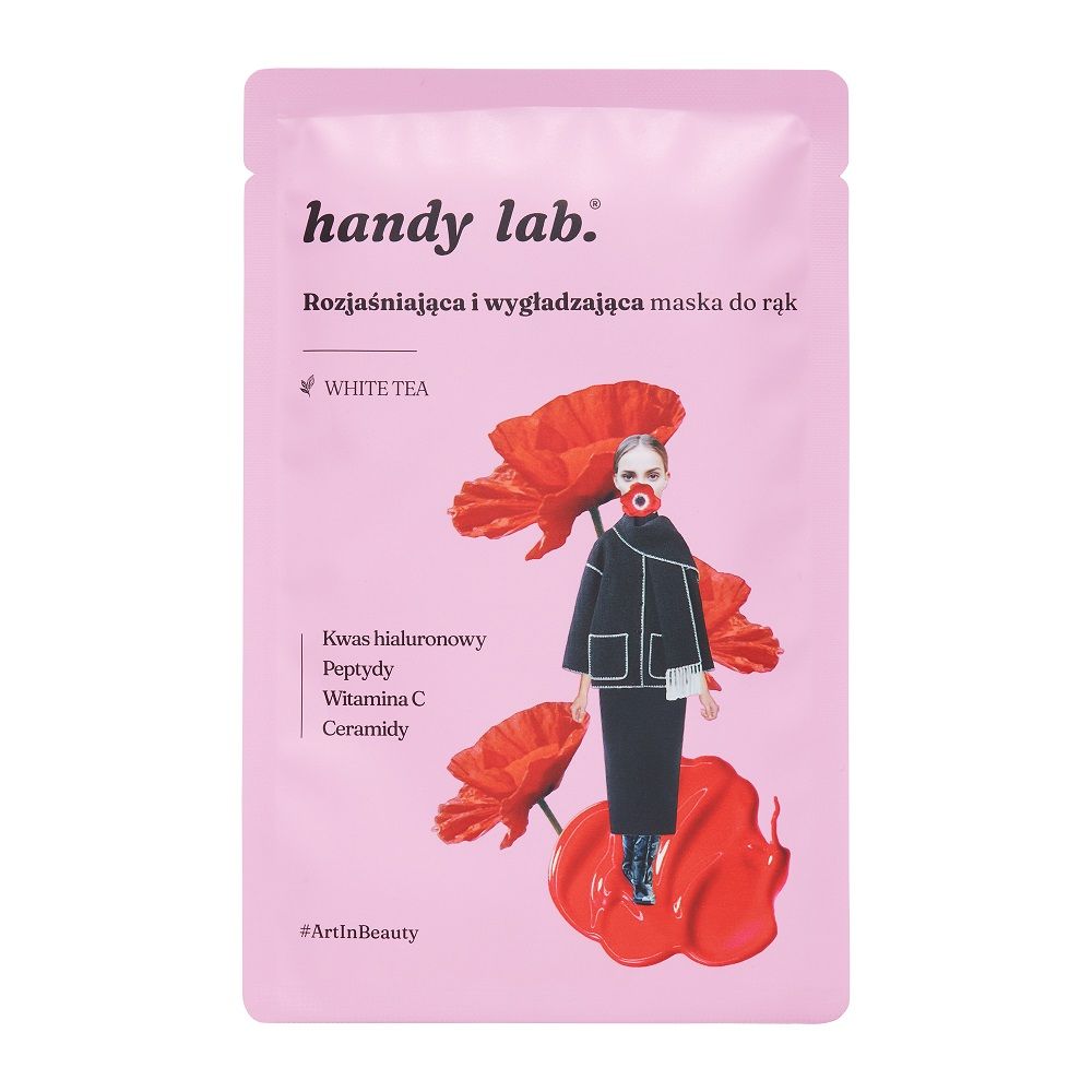 Handy Lab. Rozjaśniająco-wygładzająca maska do rąk White Tea — Składniki i ocena