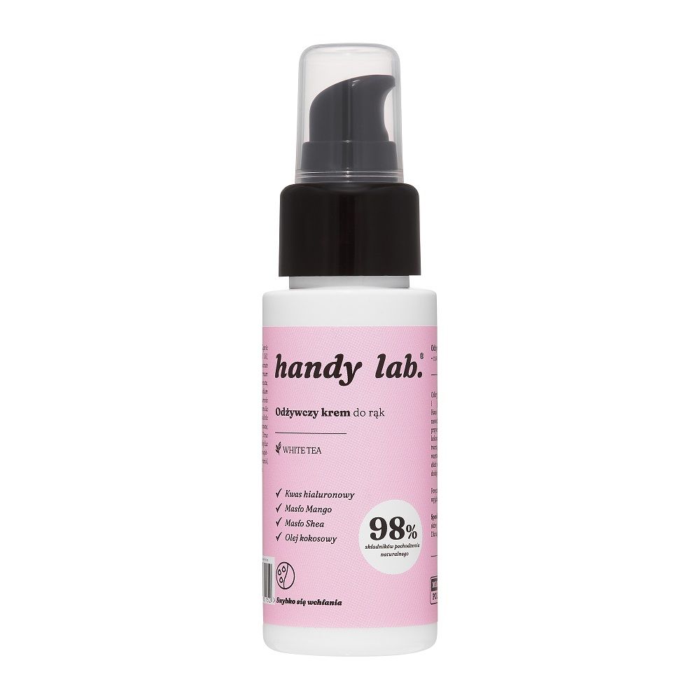 Handy Lab. pflegend Handcreme White Tea — Inhaltsstoffe i ocena