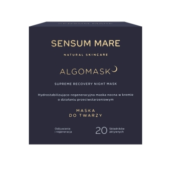 Maseczki w kremie ALGOMASK Hydrostabilizująco regeneracyjna maska nocna 50 ml