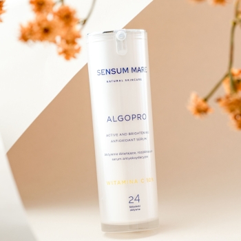 Serum do twarzy ALGOPRO C Aktywnie działające, rozjaśniające serum antyoksydacyjne z witaminą C 10% - 24 składniki aktywne 30 ml