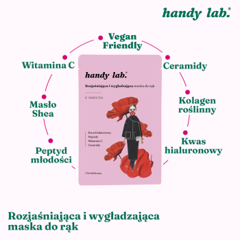 Kremy do dłoni Rozjaśniająco-wygładzająca maska do rąk White Tea 26 g