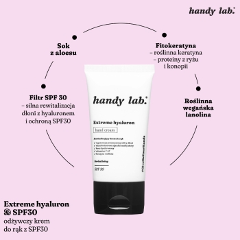Kremy do dłoni Rewitalizujący krem do rąk z SPF 30 Extreme Hyaluron 50 ml