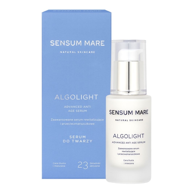 Serum do twarzy ALGOLIGHT Zaawansowane serum rewitalizujące i przeciwzmarszczkowe cera tłusta i mieszana 35 ml