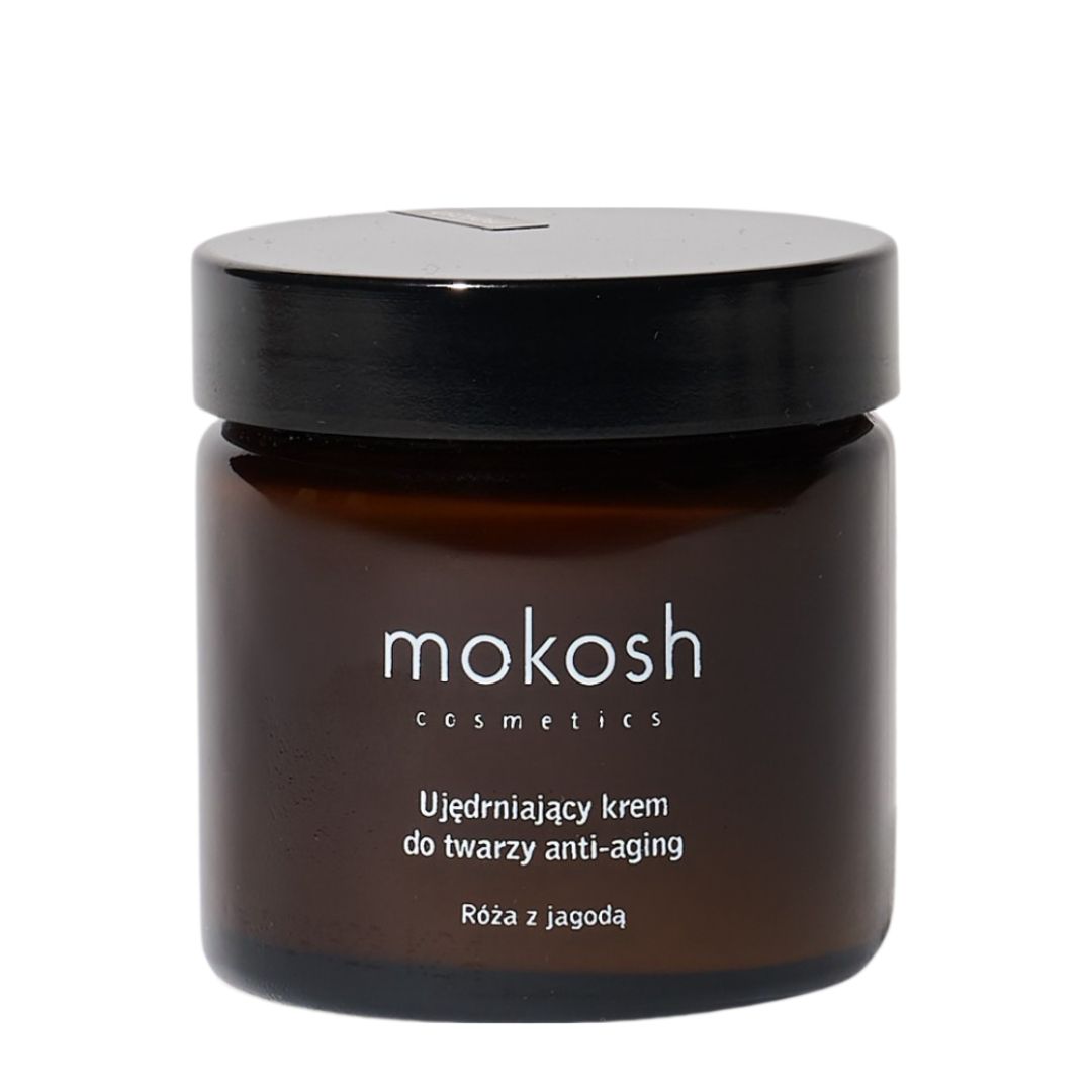 Mokosh Ujędrniający krem do twarzy anti-aging Róża z jagodą