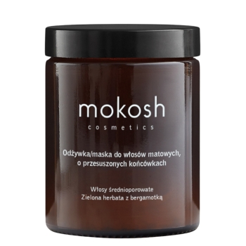 Maski do włosów Odżywka/maska do włosów matowych, o przesuszonych końcówkach - Zielona herbata z bergamotką 180 ml