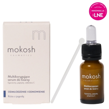 Serum do twarzy Multikorygujące Serum Do Twarzy Egzosomy, Peptydy, Witamina C 12 ml