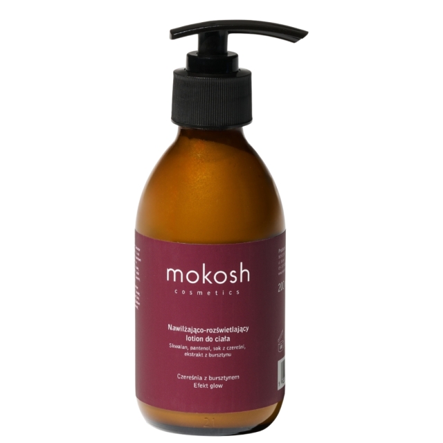 Balsamy do ciała Nawilżająco-Rozświetlający Balsam Do Ciała „Czereśnia z bursztynem” 200 ml