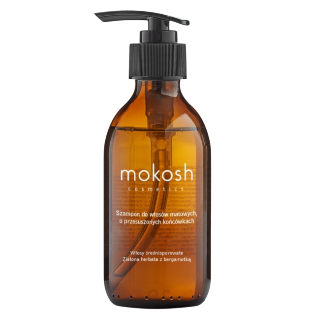 Szampony do włosów Szampon Do Włosów Matowych, O Przesuszonych Końcówkach - Zielona Herbata Z Bergamotką 200 ml