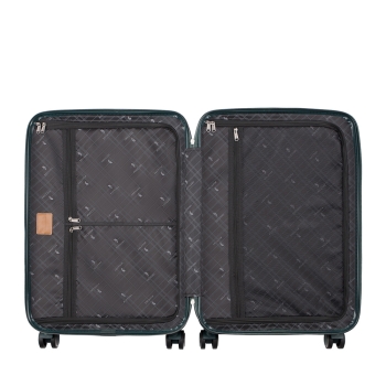 Walizki Geneva Green Średnia 51 l