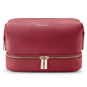 Kosmetyczki Fashion Red Kosmetyczka zatrzaskami 5 l