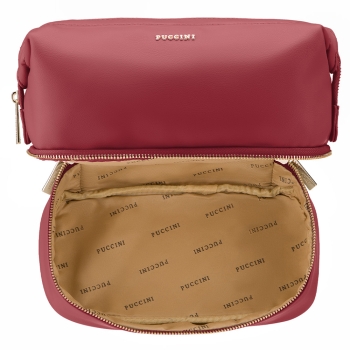 Kosmetyczki Fashion Red Kosmetyczka zatrzaskami 5 l