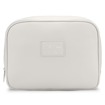 Kosmetyczki Fashion Self Care Beige Kosmetyczka prostokątna Duża 5,5 l