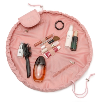 Kosmetyczki Fashion Self Care Pink Kosmetyczka rozkładana Pink