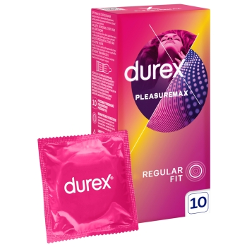 Prezerwatywy Pleasuremax Prezerwatywy prążkowane z wypustkami stymulacja 