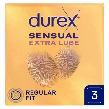 Prezerwatywy Sensual Extra Lubricated Prezerwatywy cienkie nawilżane z lubrykantem 