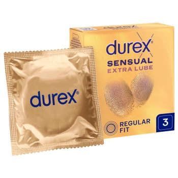 Prezerwatywy Sensual Extra Lubricated Prezerwatywy cienkie nawilżane z lubrykantem 