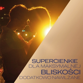 Prezerwatywy Sensual Extra Lubricated Prezerwatywy cienkie nawilżane z lubrykantem 