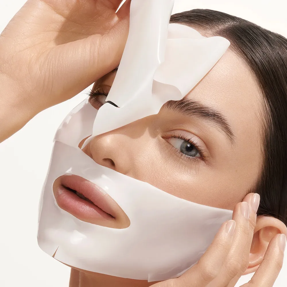 Тканевая маска для лица Diamond Freak Collagen Glass Skin Face Mask увлажняющая, с коллагеном, 4 шт по 35 г — фото 2