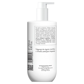 Kosmetyki dla dzieci Baby naturalny żel do ciała i włosów z olejem ze słodkich migdałów 250 ml