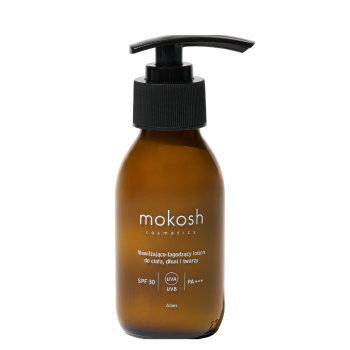 Kremy do ciała Nawilżająco-łagodzący lotion do ciała, dłoni i twarzy SPF 30 90 ml