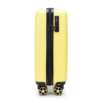 Walizki Walizka kabinowa z ABS-u z tłoczonym logo Yellow 34 l