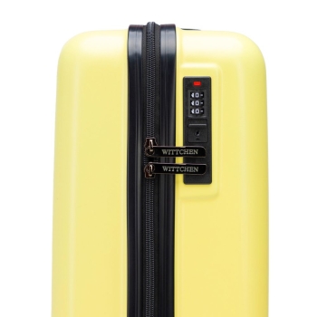 Walizki Walizka kabinowa z ABS-u z tłoczonym logo Yellow 34 l