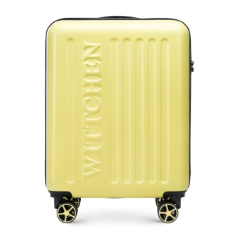 Walizki Walizka kabinowa z ABS-u z tłoczonym logo Yellow 34 l