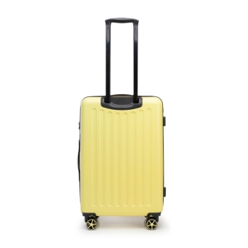 Walizki Duża walizka z ABS-u z tłoczonym logo Yellow 96 l