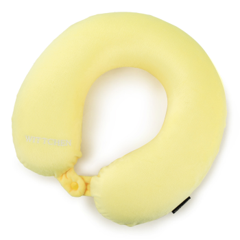 Poduszki podróżne Poduszka podróżna rogal prosta Yellow Yellow