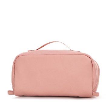 Kosmetyczki Kosmetyczka podróżna dwukomorowa Pink 0,14 kg